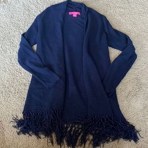 Lilly Pulitzer Tatum Fringe Cardigan